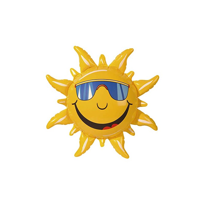 Widmann 2390S - Aufblasbare Sonne, 60 cm, Dekoration, Beach Party