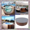 Schleuder Universal Thermal Round Hot Tub Cover, Waterproof, UV Resistant,