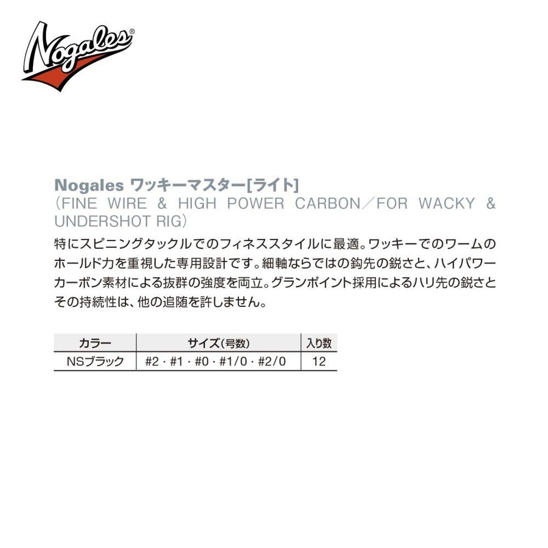 Gran. Nogales Wacky Master Light. #1/0. 12pcs