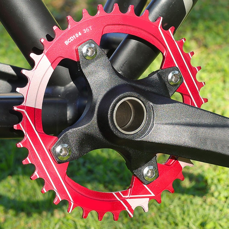 Lebycle 36T Mountain Bike Chain Wheel Wearproof 104BCD Positive and