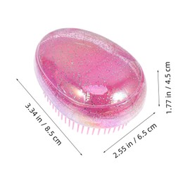 IWOWHERO 2pcs Detangler Brush Wet Hairdressing Paddle Comb Massage for Curly Long Static Thick Travel