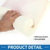 A ABSOPRO Car Seat Lumbar Cushion Memory Foam Support Ergonomic