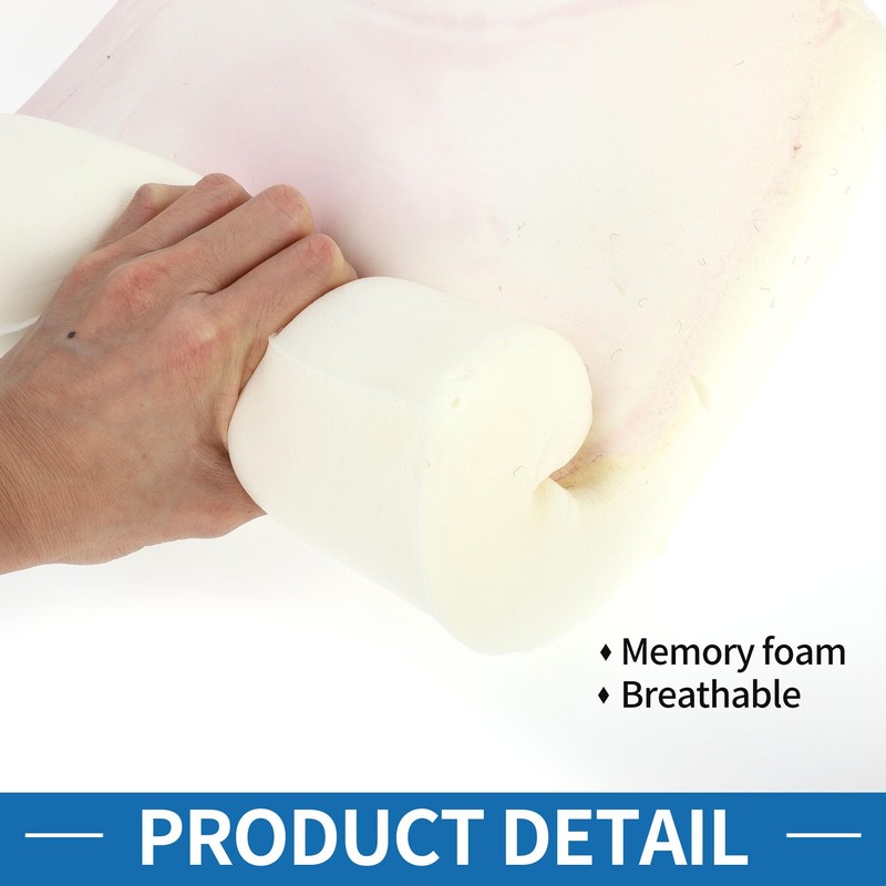 A ABSOPRO Car Seat Lumbar Cushion Memory Foam Support Ergonomic