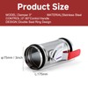 Aulmscn 3 Inch HVAC Duct Manual Volume Backdraft Damper,Stainless Steel
