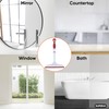 Superio 6” Window Squeegee with Grip Handle and Hanging Hook.