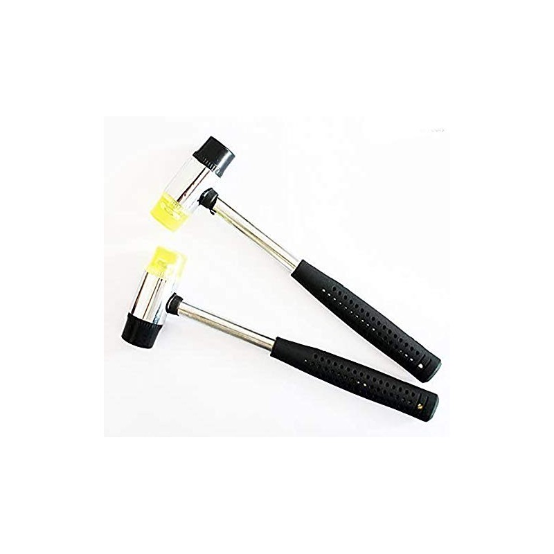 HAND ® Double Head Soft Grip DIY Camping Rubber Mallet/Hammer
