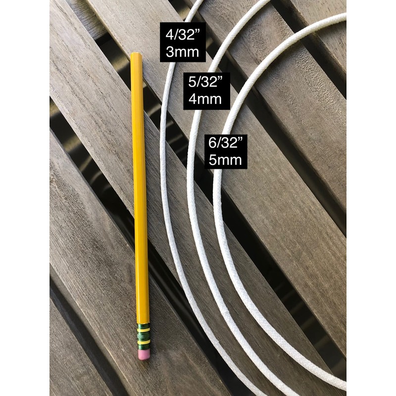 6/32" Firm Synthetic Upholstery Welt Cord, Braided (50 yds)