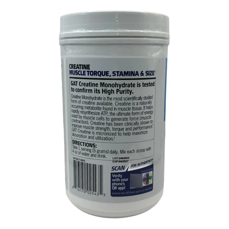 Suplemento Polvo Gat Sport Creatina 1kg