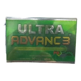 Ultra Advanc3 Verde 30 Caps 500mg Sabor Sin Sabor