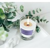 Pecksniffs Lavender & White Tea Scented Candle | Elegant Glass