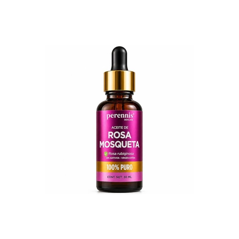 Aceite Rosa Mosqueta Puro Perennis Facial Hidratante Regenerador Piel Estrías