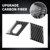 FXETRNL Real Carbon Fiber Door Lock Button Box Sticker, Decor