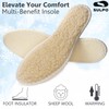 SULPO 2 Pairs of Insoles with Sheep's Wool - Warm