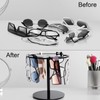 Sunglasses Storage, Glasses Organiser for Multiple Glasses, 360 Degree Rotating