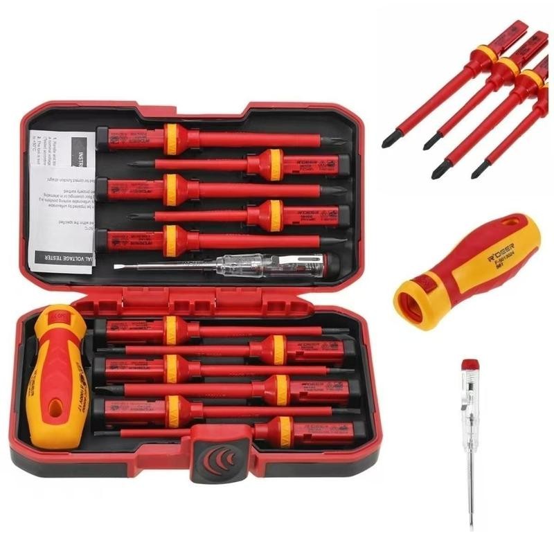 13-Piece Insulated Screwdriver Set, High-Quality Tools for Home & Professional