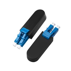 Duogalia LC/UPC Fiber Optic Loopback Adapter Optical Cable 9/125 Singlemode Test Adapter Connector for Testing Applications,4 Pack