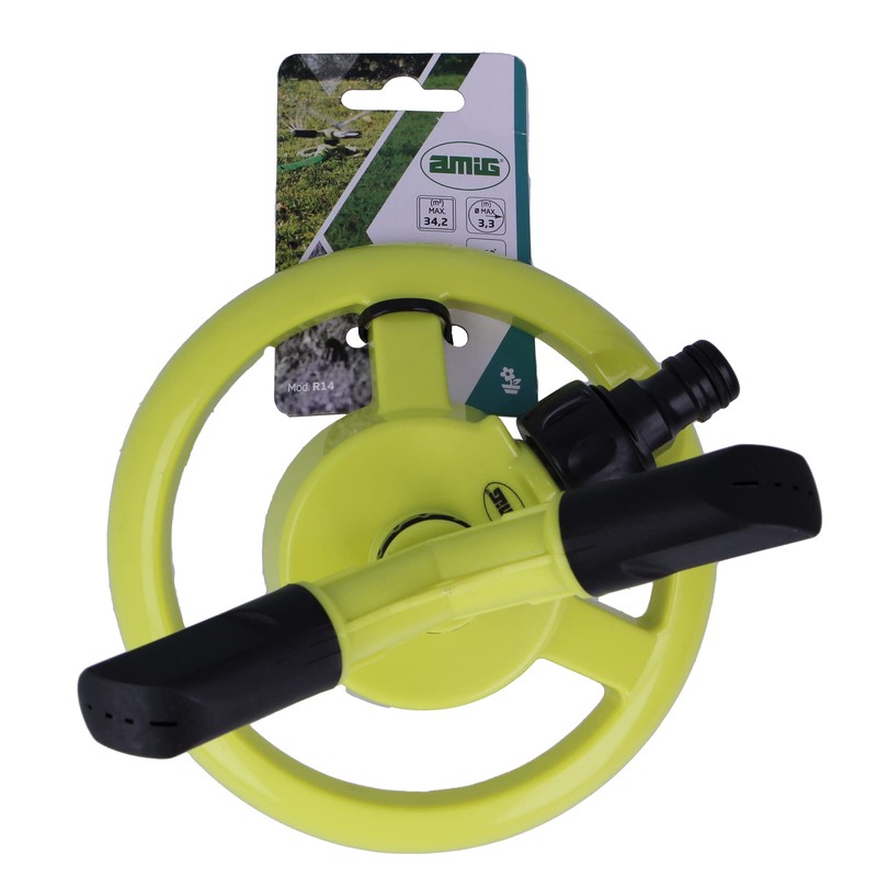 Amig R14 Rotary Sprinkler, Pistachio Green-Black, Ø150 X 110 MM