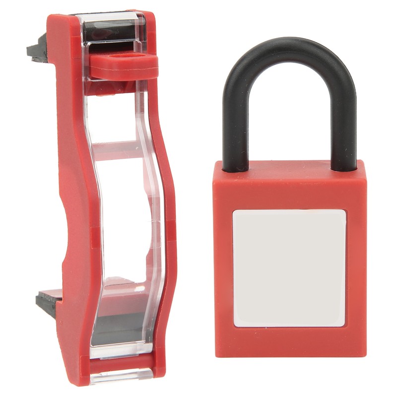 Circuit Breaker Safety Lock Set Transparent Protective Cover Padlocks Kit