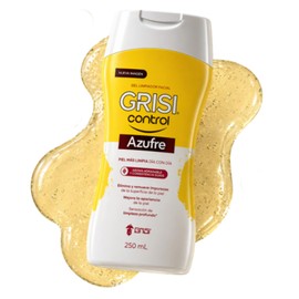 Grisi Control Gel Limpiador Facial Azufre 3 para Piel Grasa y Sensible 250 ml                                                                         