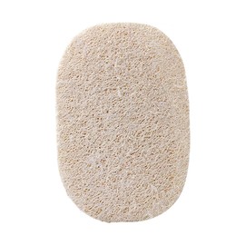 Natural Organic Loofah Sponge for Cookware, Kitchen, Bathtub and Body, Handmade Luffa Fiber, Biodegradable, Compostable & No Smell (Natural beige, oval)