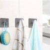 Fotosnow Adhesive Hooks Towel Hanger Wall Hooks for Hanging Coat,