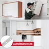 Gedotec Wall Rail Steel Mounting Rail Kitchen Wall Rail Upper