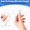 200 Pieces Biodegradable Cotton Buds, Double-Ended Cotton Swabs with Pointed