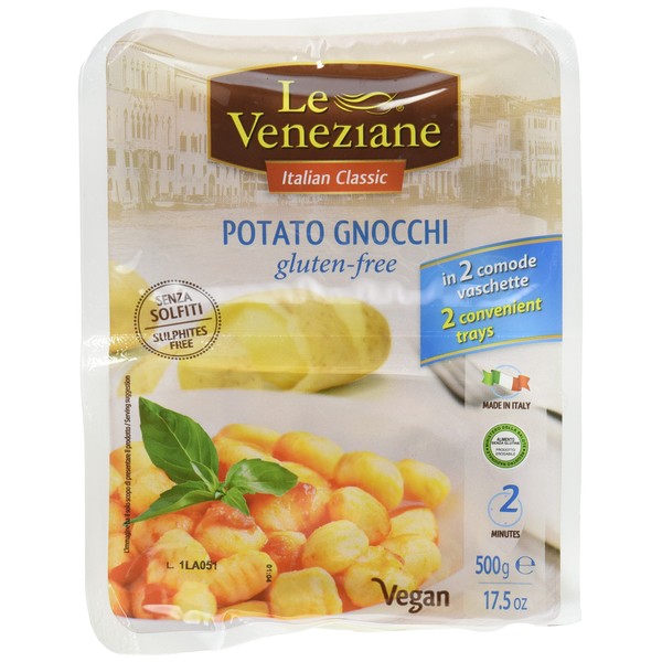 Le Veneziane Gluten Free Potato Gnocchi 17.5 oz Pack of 3