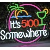 It’s 5 o'clock somewhere neon sign
