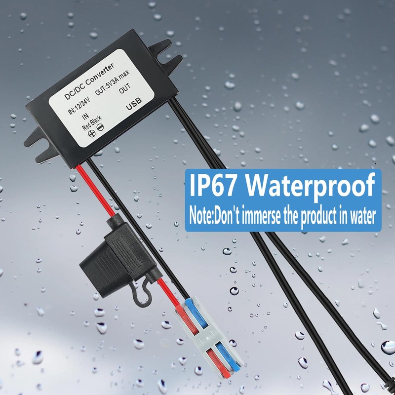 DC 8-32V Step Down to 5V 3A MAX 15W Dual