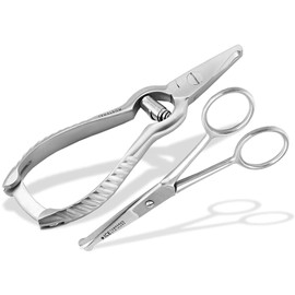 InstrumenteNrw Dog Claw Pliers Set Claw Scissors Paw Scissors 2-Piece Stainless Steel