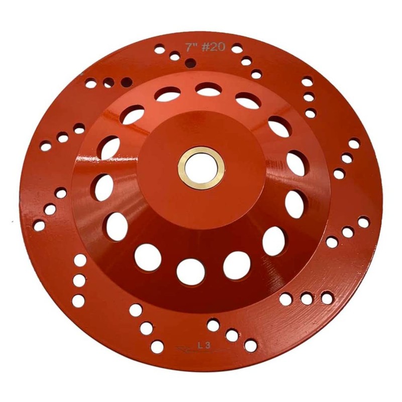 7" High Performance Diamond Grinding Wheels for Aggressive Concrete, Paint,