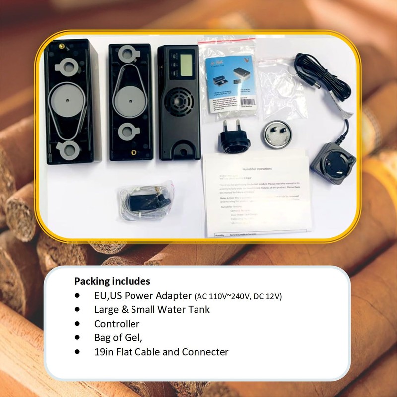 Le Veil 7th Gen iCigar Humidifier System DCH-12V7 for 50CT