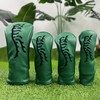 Abstract Tiger Golf Club Head Cover, Green, Durable & Waterproof,