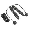 Black Smart Electronic Jump Rope with Counting Function Adult Fitness