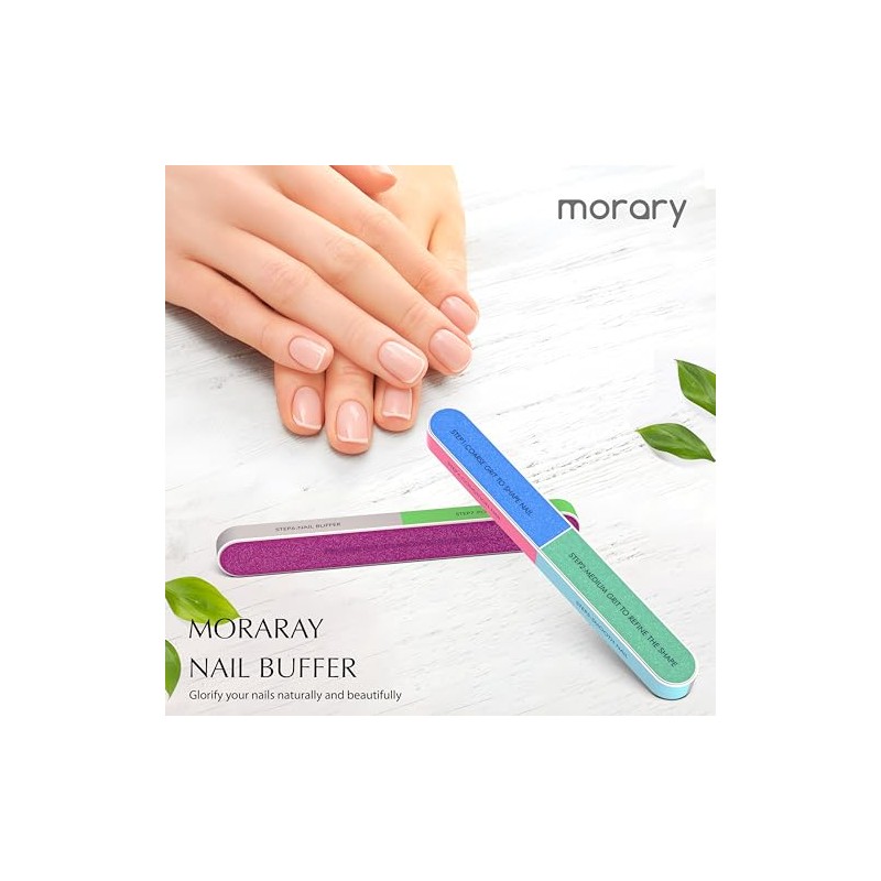 Bloque pulidor de uñas de 7 vías para uñas naturales,