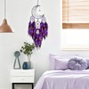 Large Purple Dream Catchers,Moon and Stars Decor,Dream Catcher for Girls