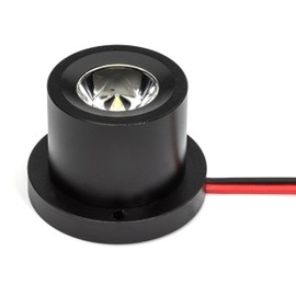 Oznium High Intensity LED Spotlight (Black Housing, Red LED)