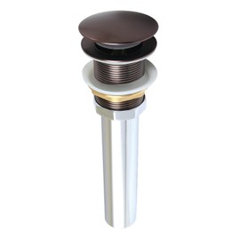 Kingston Brass GCL112ORB Trimscape Brass Pop Up Drain for Cast Iron Utility Sink, Oil Rubbed Bronze