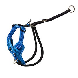 Rogz Stop Pull Dog Harness Reflective Classic Medium Blue