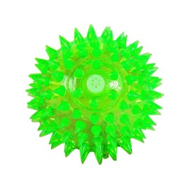 Pack of 6 Luminous Elastic Ball Squeaker Dog Toy Ball Small 2.5"