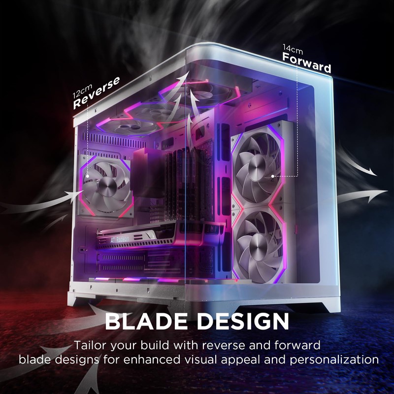 Asiahorse Nyota 120mm Case Fan with Efficient Cooling, ARGB Fan