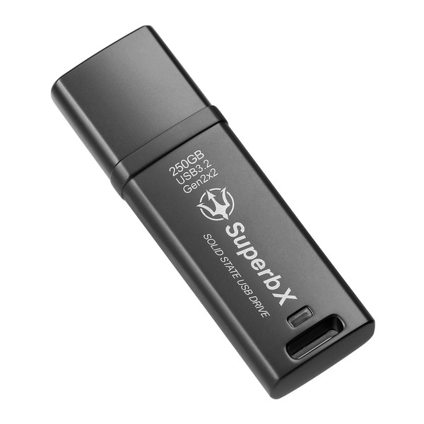 TRIDENITE Portable SSD 250GB Solid State USB Drive, USB 3.2