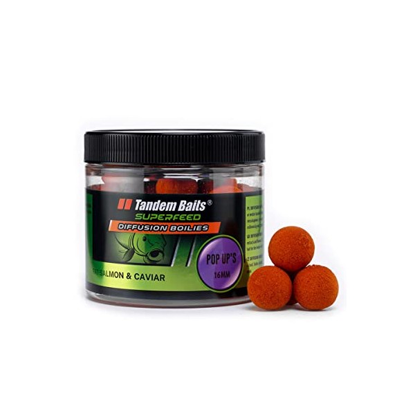 Tandem Baits SuperFeed Diffusion Pop-Up Salmon & Caviar Carp Pop-Ups