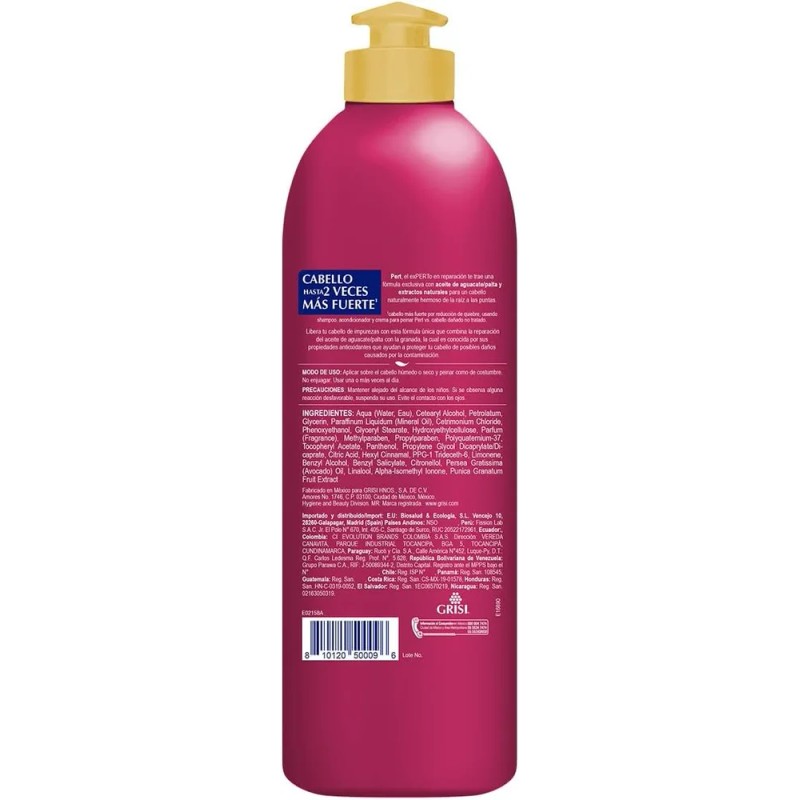 Crema para Peinar Pert Granada y Aguacate Antinudos 300ml Schwarzkopf