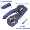 VCE GJ670BL RJ45 Crimp Tool, Pass Through Ethernet Crimping Tool