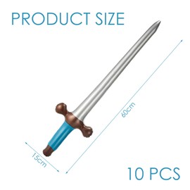 RELKLYU 10 Pieces Inflatable Sword Toy, Children's Toy, Creative Toy, Role Play, Game Sources