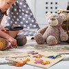 Dida - Steckpuzzle - Landtiere. Greifpuzzle Für Kleinkinder Mit Bequemen