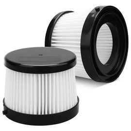 2 Packs DCV501HB DCV5011H Replacement HEPA Filters. Compatible With DEWALT 20V Vacuum Cordless Handheld Vacuum Filters. Compared to Part DCV5011H DCV501HB Filter. Washable And Reusable Kits.