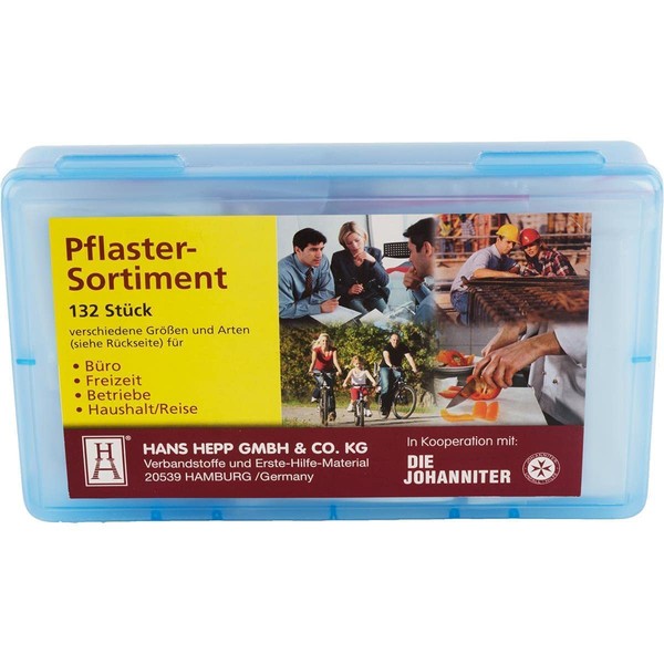 HEPP Plaster Assortment Large 132 Pieces (Pack of 1)